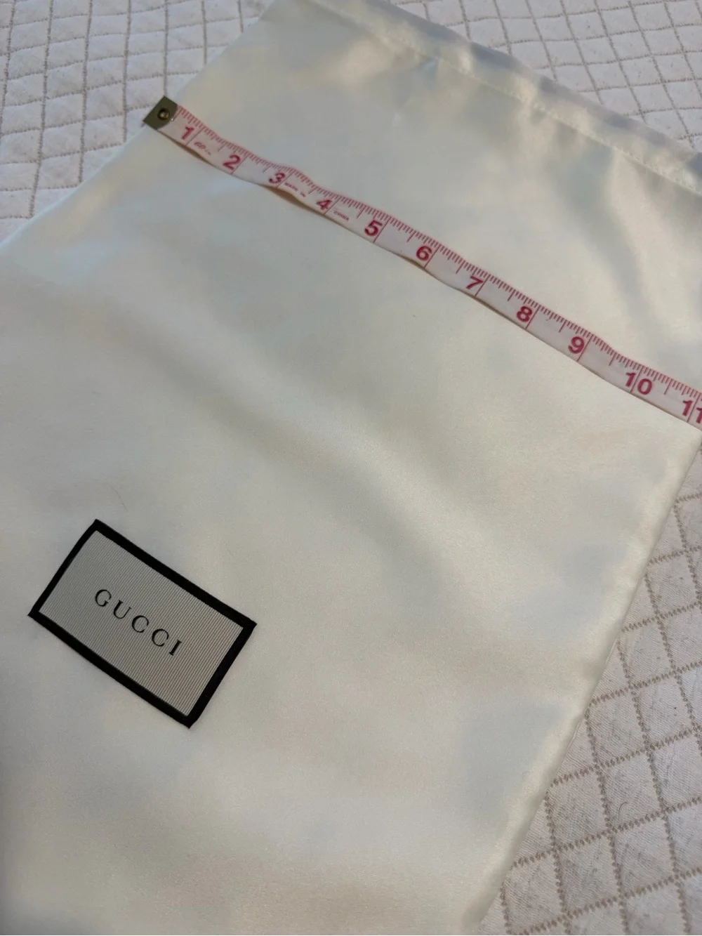 Authentic GUCCI Dust Bag - Cream Fabric - Large Size